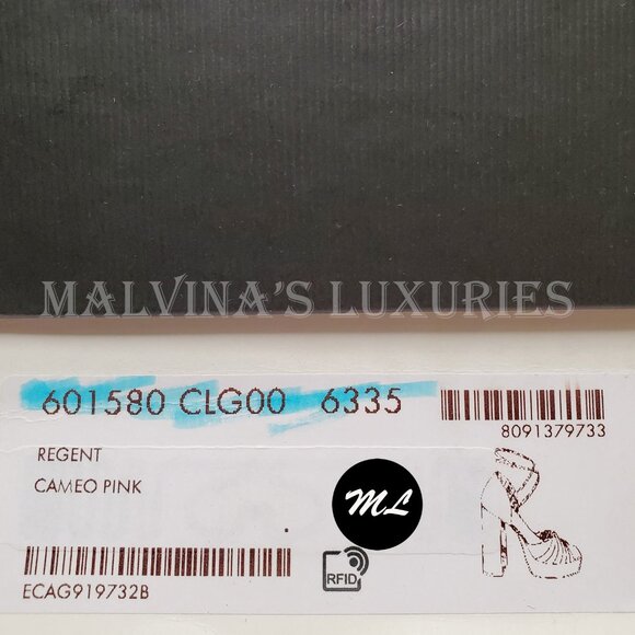 GUCCI SHOES MEDEA PLATFORM SANDALS RED PINK LEATHER sz 38.5 8.5 - Picture 10 of 10